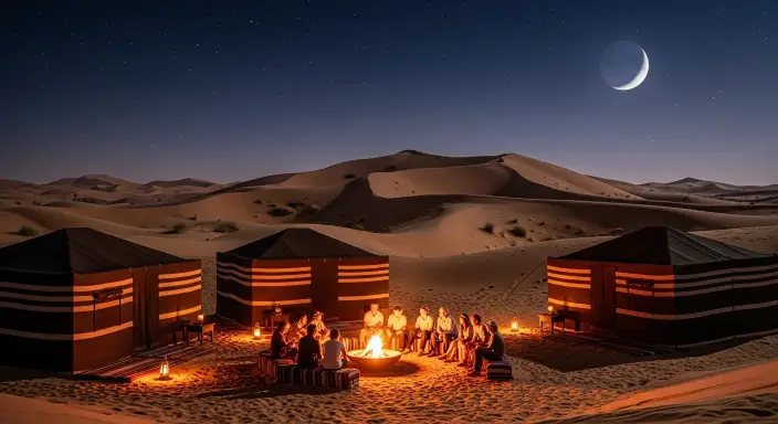 Dinner in desert